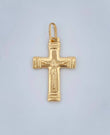 Dije Cruz Cristo 1.6gr / 3.5cm / Oro Amarillo 18K &