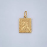 Dije Virgen del Carmen - Cristo 0.8gr / 2cm / Oro Amarillo 18K &