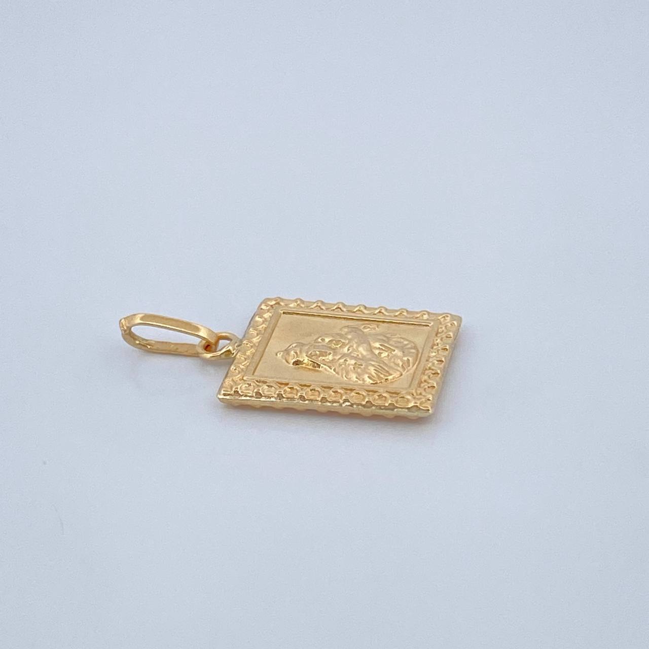 Dije Virgen del Carmen - Cristo 0.8gr / 2cm / Oro Amarillo 18K &