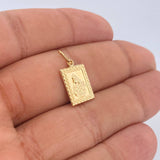 Dije Virgen del Carmen - Cristo 0.8gr / 2cm / Oro Amarillo 18K &