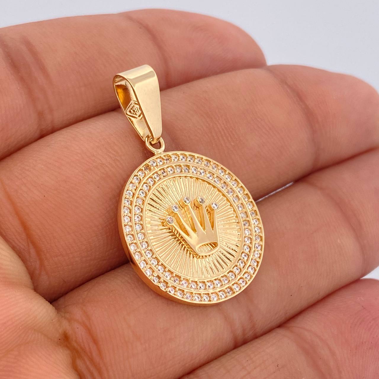 Dije Corona RX 5.35gr / 3.6cm / Oro Amarillo 18K &