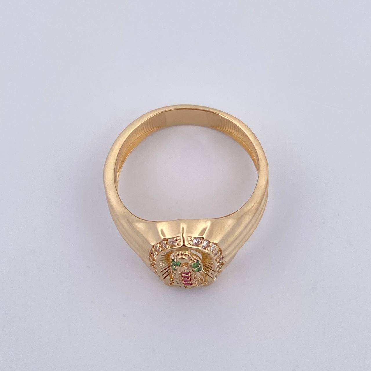 Anillo Virgen de Guadalupe 4.3gr / T7 / Oro Amarillo 18K &