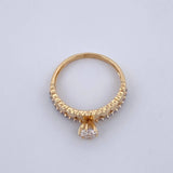 Anillo Churumbela Corazones 2.45gr / T6 / Oro Amarillo 18K %
