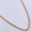 Cadena Militar 20gr / 70.2cm / Oro Rosa 18K &
