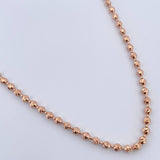 Cadena Militar 20gr / 70.2cm / Oro Rosa 18K &