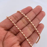 Cadena Militar 20gr / 70.2cm / Oro Rosa 18K &