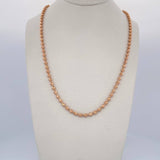 Cadena Militar 20gr / 70.2cm / Oro Rosa 18K &