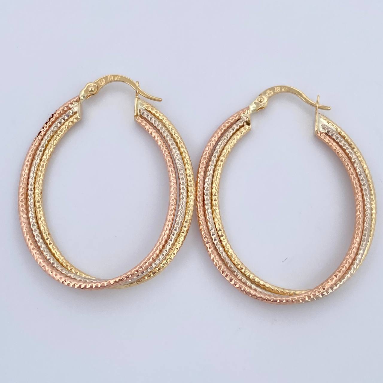 Candongas Camille 2.3gr / 3.7cm / Tres Oros 18K &