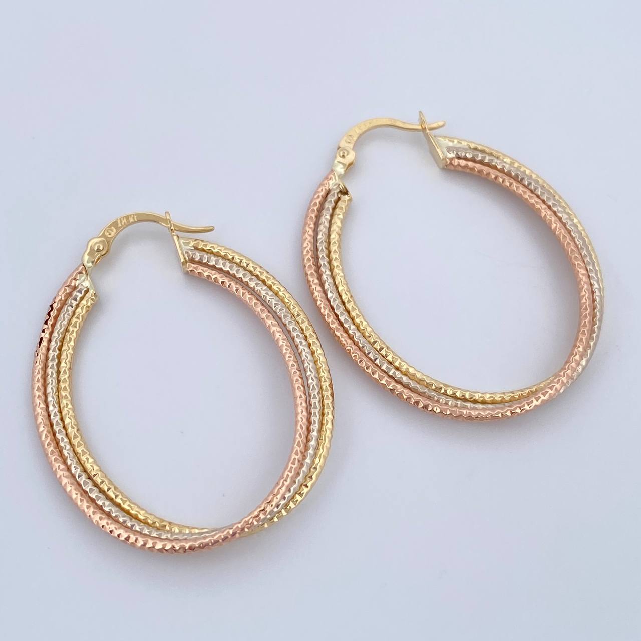 Candongas Camille 2.3gr / 3.7cm / Tres Oros 18K &