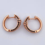 Candongas Clavo 6.1gr / 1.8cm / Oro Rosa 18K &