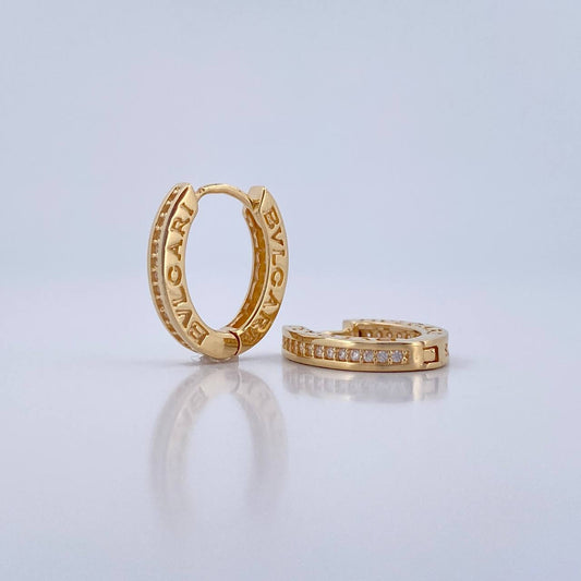 Candongas BV 4.25gr / 1.6cm / Oro Amarillo 18K &