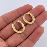 Candongas BV 4.25gr / 1.6cm / Oro Amarillo 18K &