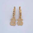 Candongas Oso Ts 3.25gr / 2.4cm / Oro Amarillo 18K &