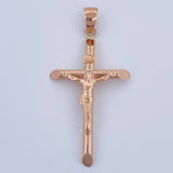 Dije Cruz Cristo 2.75gr / 5.4cm / Oro Rosa 18K &