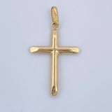 Dije Cruz 0.7gr / 3.3cm / Oro Amarillo 18K &