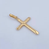 Dije Cruz 0.7gr / 3.3cm / Oro Amarillo 18K &