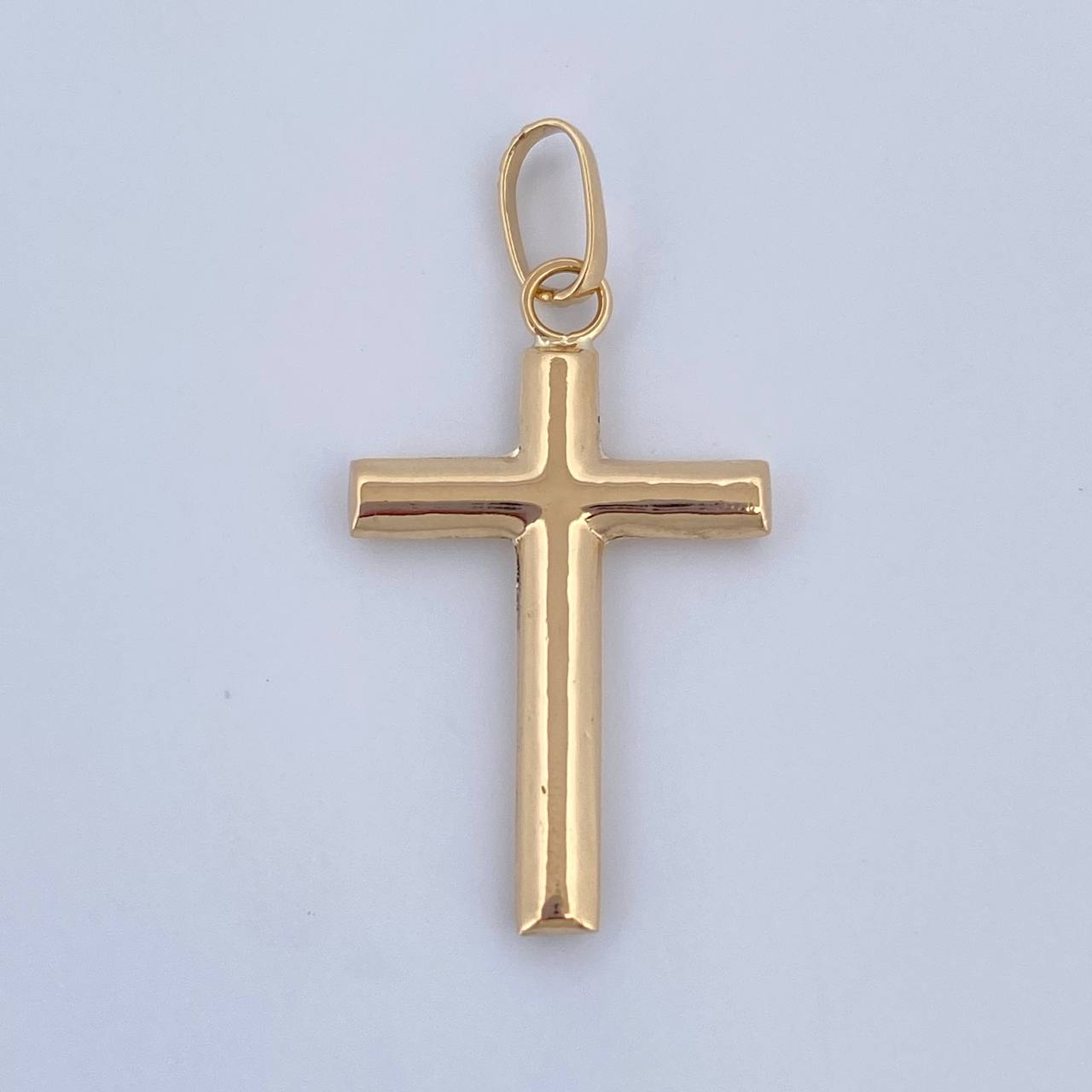 Dije Cruz 0.7gr / 3cm / Oro Amarillo 18K &