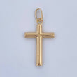Dije Cruz 0.7gr / 3cm / Oro Amarillo 18K &