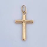 Dije Cruz 0.7gr / 3cm / Oro Amarillo 18K &