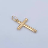Dije Cruz 0.7gr / 3cm / Oro Amarillo 18K &