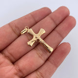 Dije Cruz Cristo 1.35gr / 3.5cm / Oro Amarillo 18K &