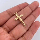 Dije Cruz Cristo 0.8gr / 2.8cm / Oro Amarillo 18K &