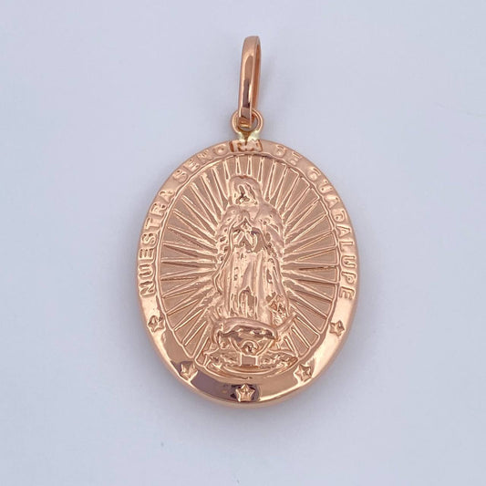 Dije Virgen Guadalupe 2gr / 3cm / Oro Rosa 18K &