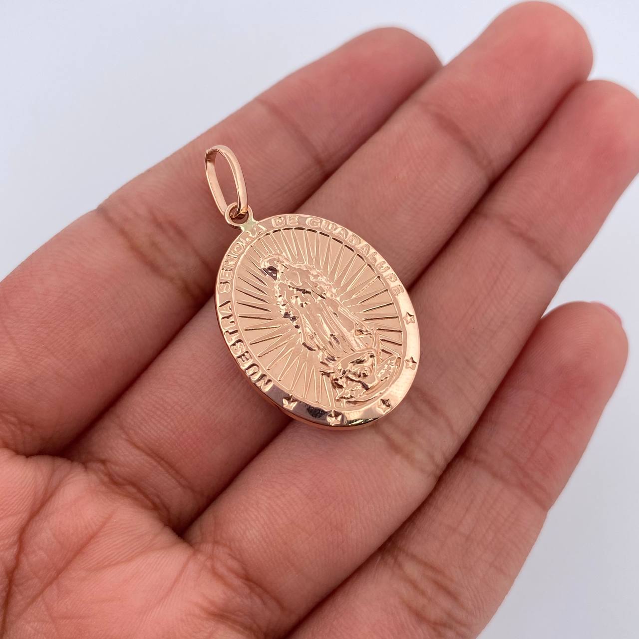 Dije Virgen Guadalupe 2gr / 3cm / Oro Rosa 18K &