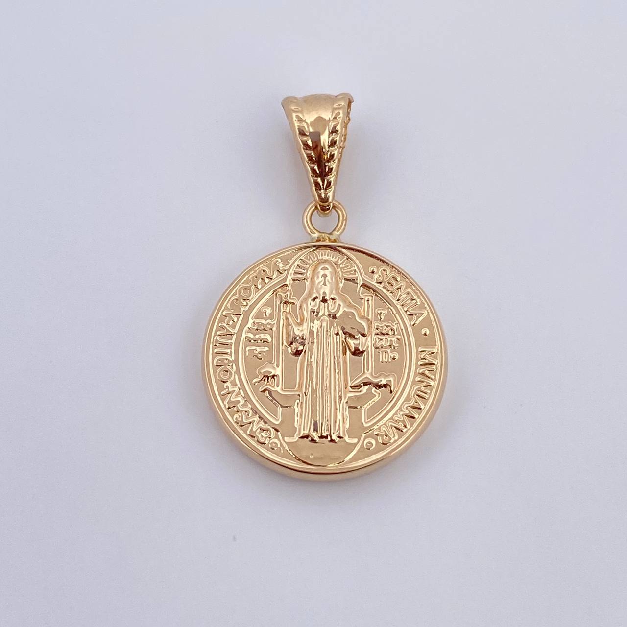 Dije San Benito 1.05gr / 2.5cm / Oro Amarillo 18K &