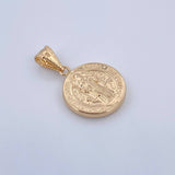 Dije San Benito 1.05gr / 2.5cm / Oro Amarillo 18K &