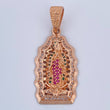 Dije Virgen Guadalupe 6.65gr / 3.7cm / Oro Rosa 18K &