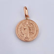 Dije San Benito 1.15gr / 2.3cm / Oro Rosa 18K &