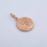 Dije San Benito 1.15gr / 2.3cm / Oro Rosa 18K &