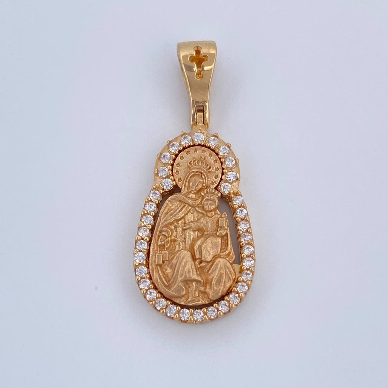 Dije Virgen Del Carmen 2.45gr / 2.5cm / Oro Amarillo 18K &