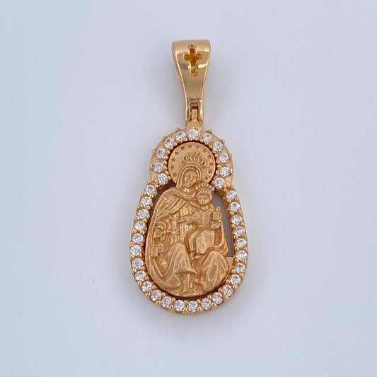Dije Virgen Del Carmen 2.45gr / 2.5cm / Oro Amarillo 18K &