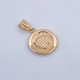 Dije Corona RX 1.3gr / 2.5cm / Oro Amarillo 18K &