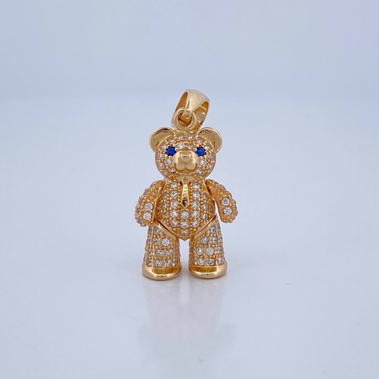 Dije Oso Articulado Corbata 4.7gr / 3cm / Oro Amarillo 18K &
