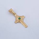 Dije Cruz 0.65gr / 2.4cm / Oro Amarillo 18K