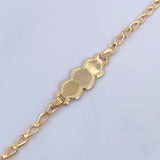 Pulso Bebé Ojiva 1.45gr / 15.5cm / Oro Amarillo 18K &