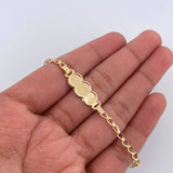 Pulso Bebé Ojiva 1.45gr / 15.5cm / Oro Amarillo 18K &