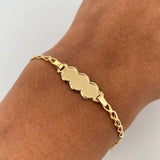 Pulso Bebé Ojiva 1.45gr / 15.5cm / Oro Amarillo 18K &