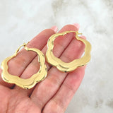 Candongas Coral Marina 5gr / 4cm / Oro Amarillo +4 18K