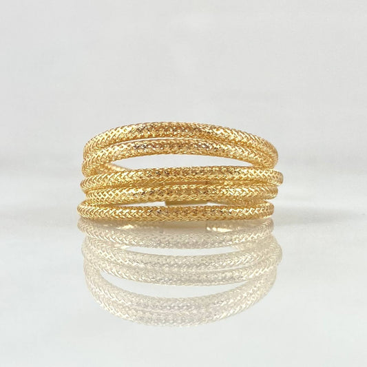 Anillo Guaya Multiple 1.4 g / T9 Oro Amarillo 18K