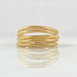 Anillo Guaya Multiple 1.25 g / T6 1/4- 7 3/4 Oro Amarillo 18K