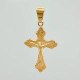 Dije Cruz Cristo 2.4gr / 3.6cm / Oro Amarillo 18K %