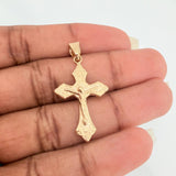 Dije Cruz Cristo 2.4gr / 3.6cm / Oro Amarillo 18K %