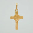Dije Cruz Cristo San Benito 0.95gr / 2.7cm / Oro Amarillo 18K %