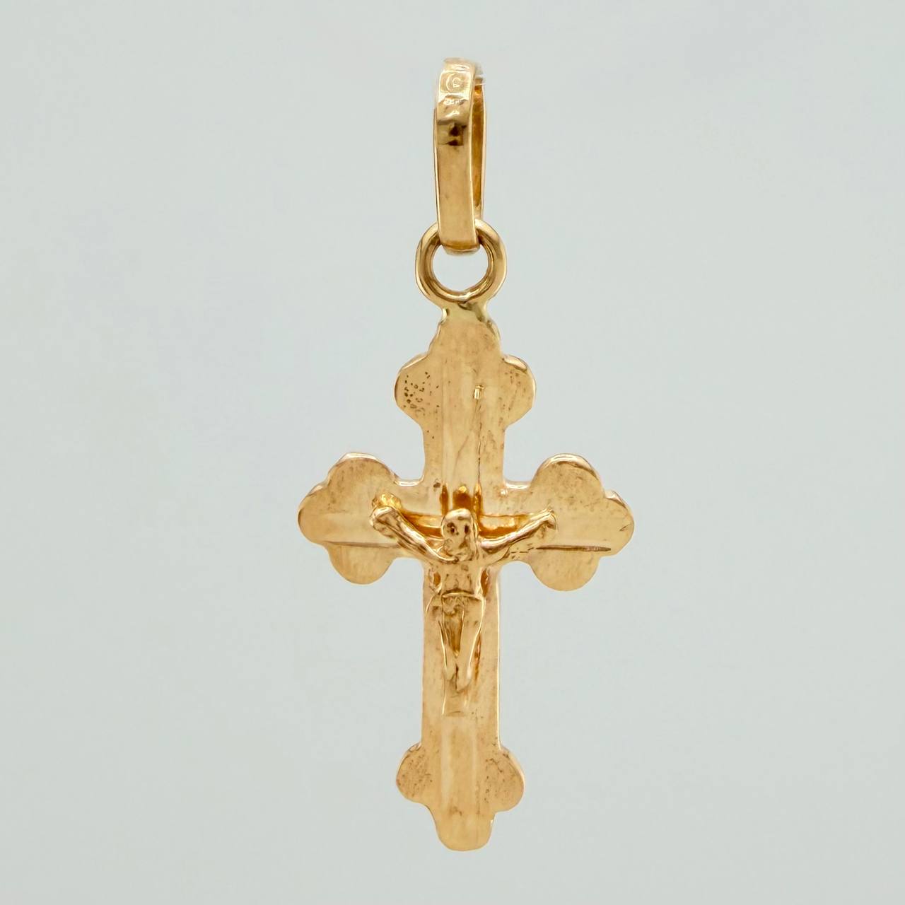 Dije Cruz Cristo 1gr / 2.8cm / Oro Amarillo 18K %
