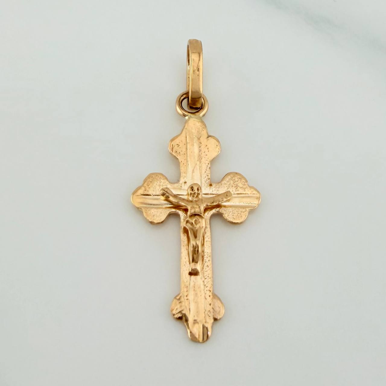Dije Cruz Cristo 1gr / 2.8cm / Oro Amarillo 18K %