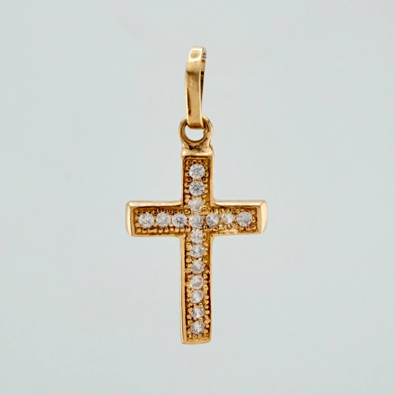 Dije Cruz 0.95gr / 2.5cm / Oro Amarillo 18K %